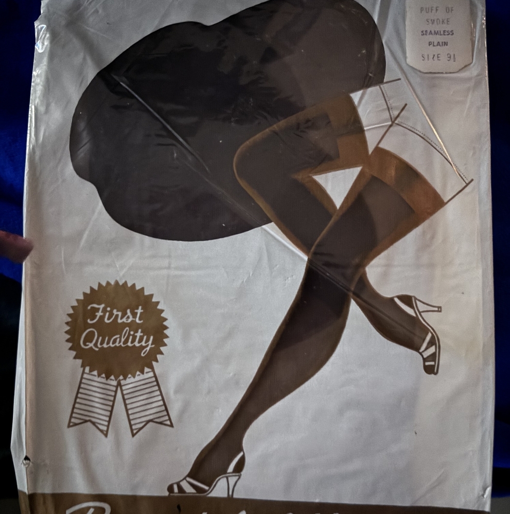 Vintage Simley Nylons in Brown